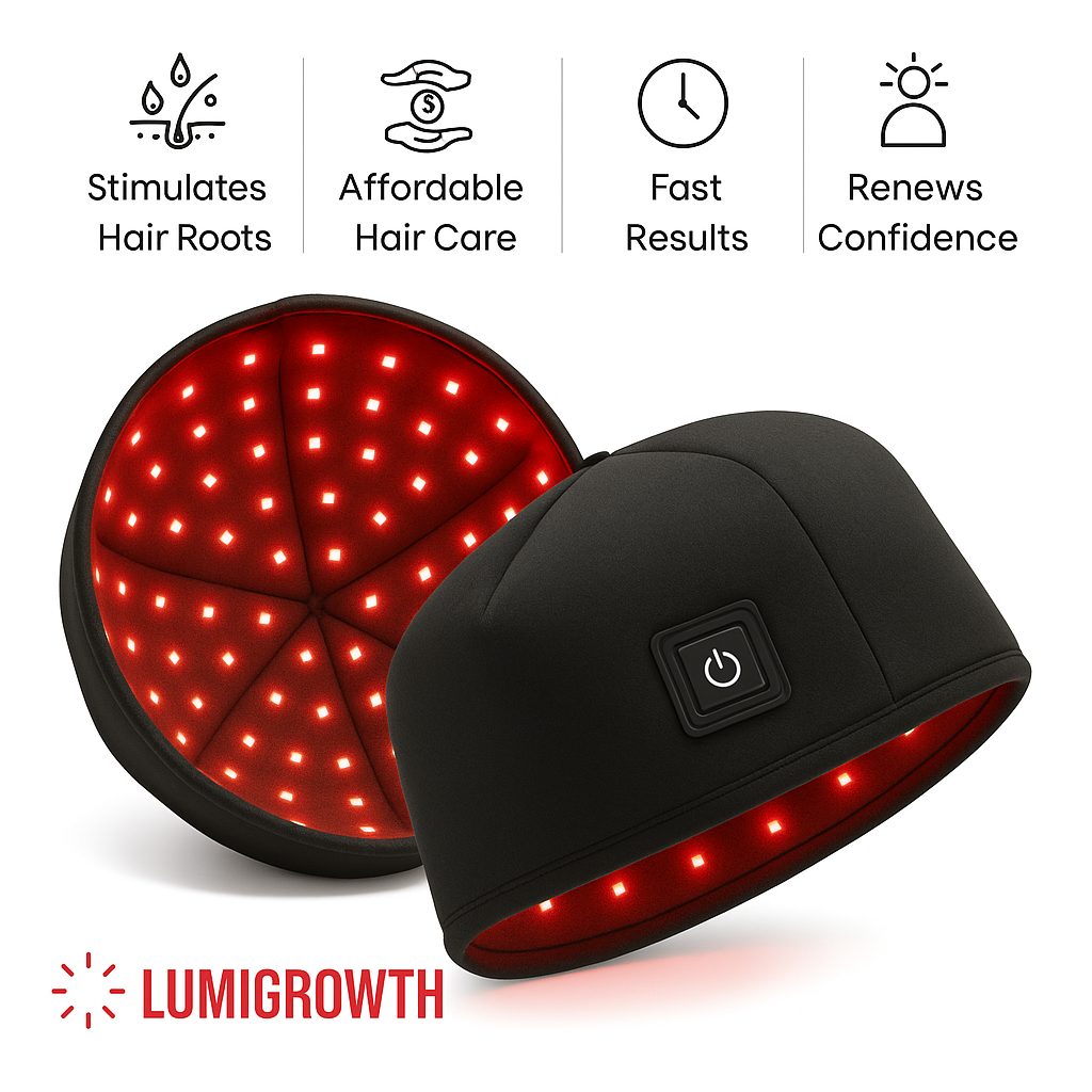 FDA Approved HairRevive Red Light Therapy Hat - LumiGrowth