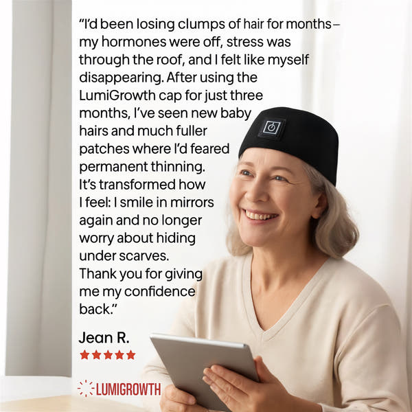 FDA Approved HairRevive Red Light Therapy Hat - LumiGrowth