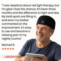 FDA Approved HairRevive Red Light Therapy Hat - LumiGrowth